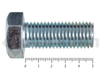 Болты DIN 931, с неполной резьбой, цинк, 20х 50 мм, пр.8.8 (25 кг/140)