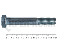 Болты DIN 931, с неполной резьбой, цинк, 30х200 мм пр.8.8 (11,6 кг/9)