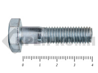 Болты DIN 931, с неполной резьбой, цинк, 10х 40 мм пр.8.8 МОСКРЕП (69 шт/2.5)