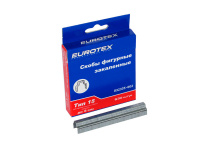 Скобы "EUROTEX" фигурные для прямоугольного кабеля шириной до 4 мм закаленные ТИП 15 (100)