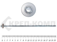 Саморез для с/панелей KENNER, удлинённое сверло 15 мм, 6,3/5,5х205 Kn (50шт)