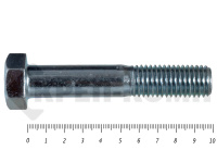 Болты DIN 931, с неполной резьбой, цинк, 18х100 мм, пр.8.8 (25 кг/104)