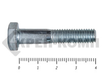 Болты DIN 931, с неполной резьбой, цинк, 8х 40 мм пр.8.8 МОСКРЕП (118 шт/2.5)