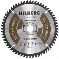 Диск пильный 180*20*60Т Hilberg Industrial Ламинат (1 шт)