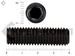 Винт установочный с внутр.шестигранником DIN 913 10х40 пр.12.9 тупой конец, черный МОСКРЕП (50шт.) – фото