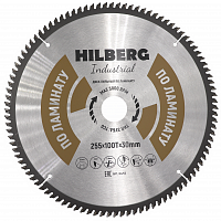Диск пильный 255*30*100Т Hilberg Industrial Ламинат (1 шт)