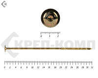 Саморезы с прессшайбой Torx, по дереву, желтый цинк   8.0х320 мм (50 шт)