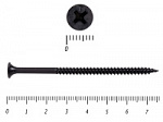 Саморез черный универсал усиленный 4,2х76 KENNER (1кг) – фото
