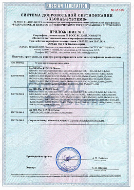 Сертификат соответствия на буры 02
