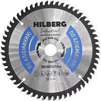 Диск 165*20*56Т, пильный Hilberg Industrial Алюминий (1 шт)