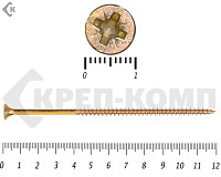 Саморез желтый цинк POZY 5х120 (10шт)