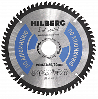 Диск пильный 190*30/20*64Т Hilberg Industrial Алюминий (1 шт)