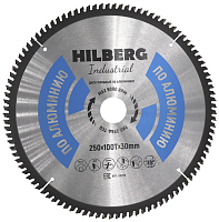 Диск 250*30*100Т, пильный Hilberg Industrial Алюминий (1 шт)
