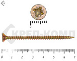 Саморез желтый цинк POZY 4,5х70 Фасовка (150шт) – фото