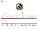 Саморезы с прессшайбой Torx, по дереву, желтый цинк   8.0х440 мм (50 шт) – фото